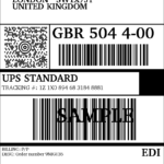 Ups Shipping Label Template