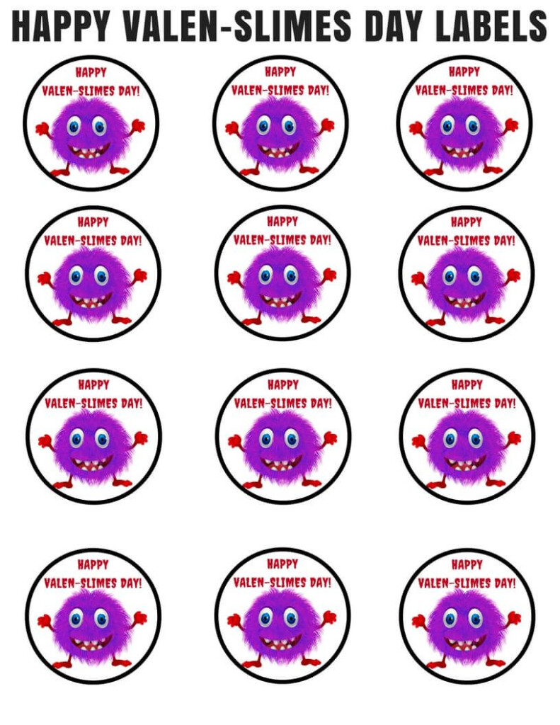 Valentines Day Slime Recipe With Free Printable Container Labels 